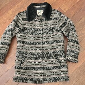 Woolrich Vintage Women's Wool Blanket Coat Medium